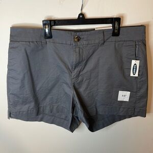 Old Navy Gray Everyday Shorts Size 12 3.5 inches Inseam NWT